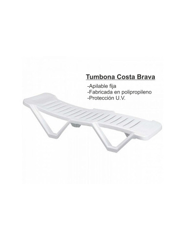 Tumbona Costa Brava -pack 2 unidades-